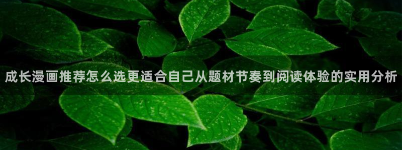 羞羞漫画完结漫画推荐：成长漫画推荐怎么选更适合自己从题材节奏到阅读体验的实用分析
